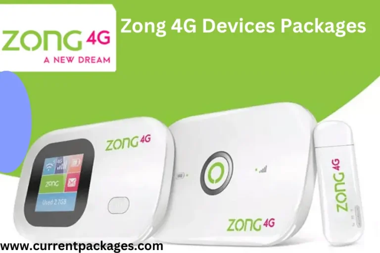 Best Zong 4G Devices Packages Weekly, Monthly