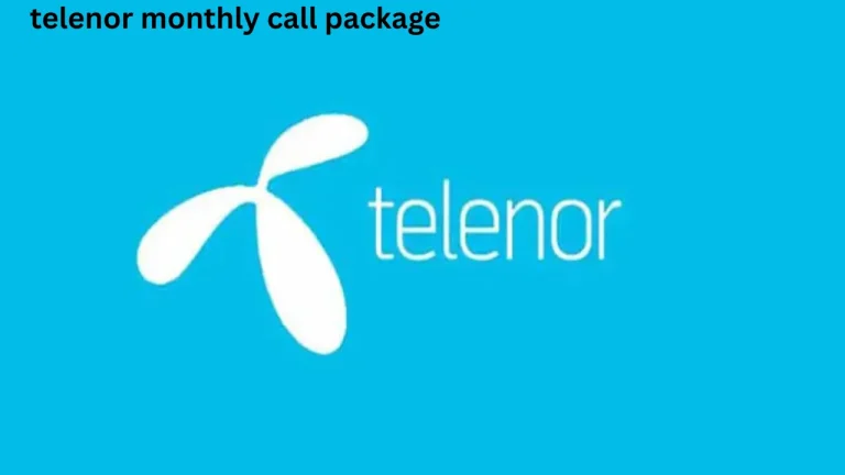 telenor monthly call package