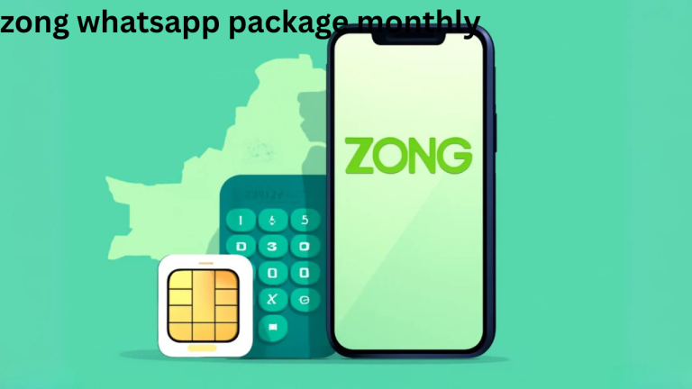 zong whatsapp package monthly