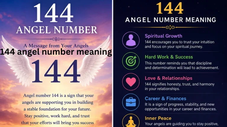 144 angel number meaning