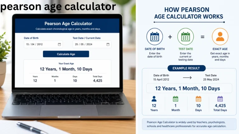 pearson age calculator